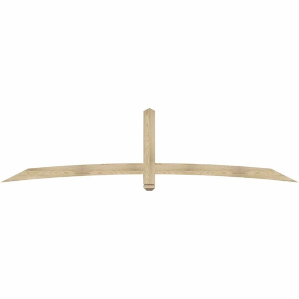 Ekena Millwork Bellingham Rough Sawn Timber Gable Bracket, Douglas Fir, 108"W x 27"H x 4"D x 4"F, 6/12 Pitch GBW108X27X0404BEL00RDF - main
